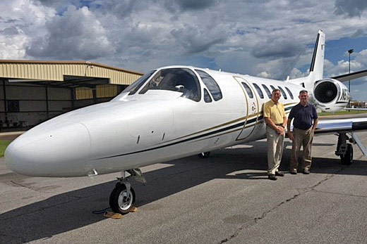 Structural Steel Services' Corporate Jet