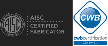 Structural Steel is AISC Certified and CWB Certified